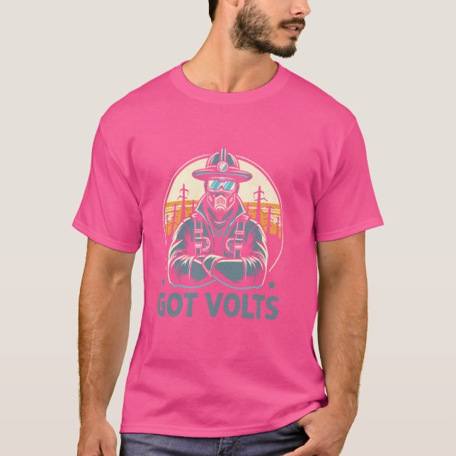 Camiseta Tenho Volteman Eletronico Elétrico (Frente)