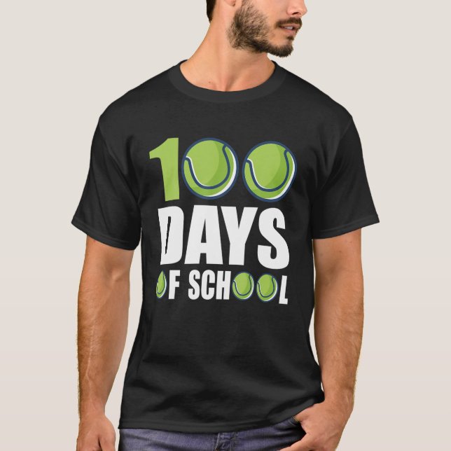 Camiseta Tênis 100 Dias De Professora Feliz 100.º Dia (Frente)