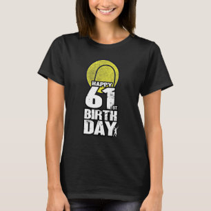 Camiseta tênis 61 anos de idade, 61rua, Aniversário