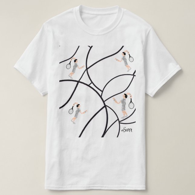 Camiseta : Tênis Alguém . (Frente do Design)