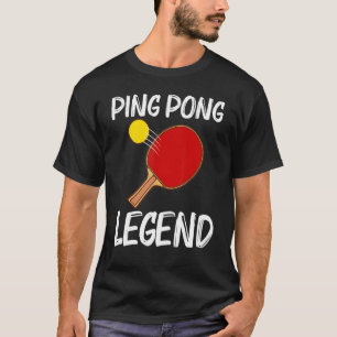 Camiseta Tênis-Arte legal Para Homens Mulheres Ping Pong Sp