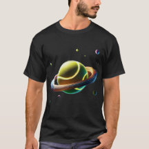 Tênis Ball Como Planeta Saturno, Design de Espaço