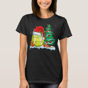 Camiseta Tênis Ball Natal - Papais noeis de Veste da Bola T