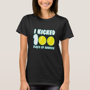 Camiseta Tênis Ball Sport I Kicked 100 Dias de Teac Escolar