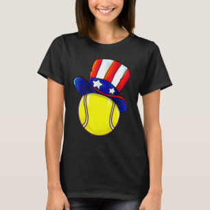 Camiseta Tênis Ball Tio Sam 4 De Julho American Flag Pa