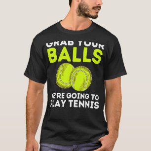 Camiseta Tênis Capturar suas bolas Jogar Tênis por cima da 