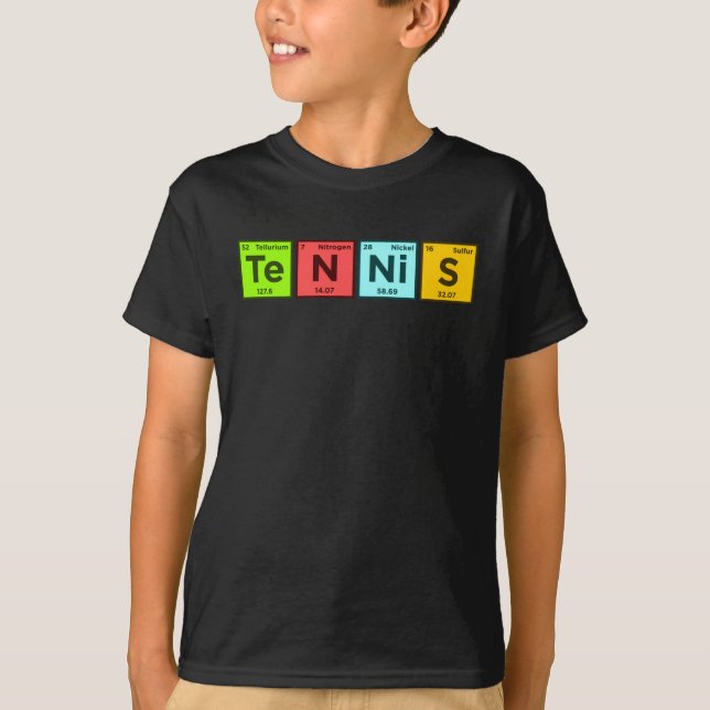 Camiseta Tênis Chemistry Lover Sports Player Graphic (Frente)