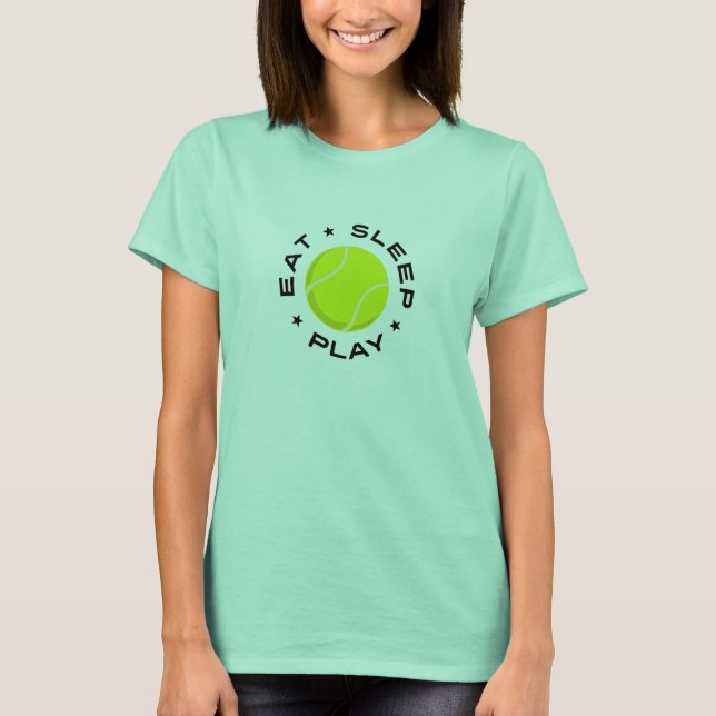 Camiseta Tênis - coma o jogo do sono (Frente)