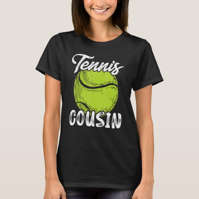 Camiseta Tênis Cousin Men Família Correspondente Set Tênis  (Frente)