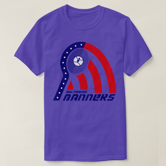 Camiseta Tênis da Equipe de Banners de Balitmore do Defunct (Frente do Design)