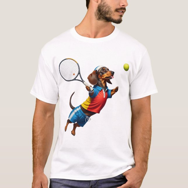 Camiseta Tênis de cachorro quente (Frente)