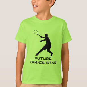 Camiseta Tênis de criança   t-shirt verde com aspas bonitas