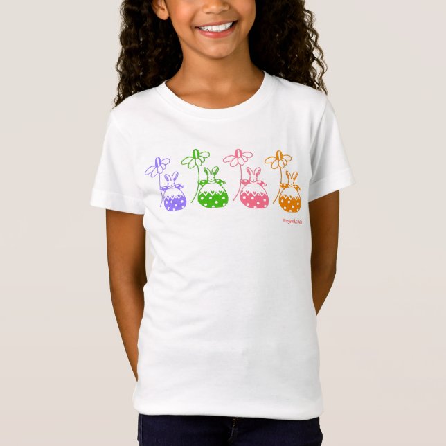 Camiseta tênis de garotinha da margarida (Frente)