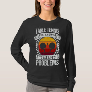 Camiseta Tênis de mesa de  Ping Pong Master Racket Sport P