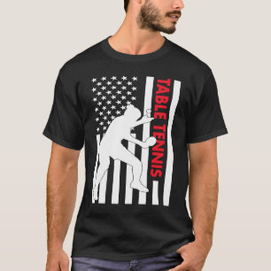 Camiseta Tênis de Mesa de Sinalizador Esporte dos Estados U