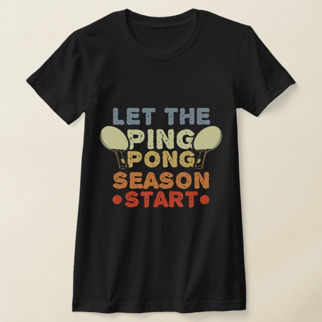 Camiseta Tênis de Mesa divertida Jersey para Ping Pong Play (Postura )