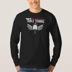 Camiseta Tênis de Mesa do Qatar Apoie a Equipe Qatari de