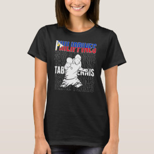 Camiseta Tênis de Mesa Filipinas Apoie o Ping Filipino