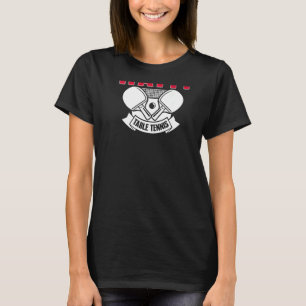 Camiseta Tênis de Mesa Haiti   Apoie o Chá de Ping Pong Hai