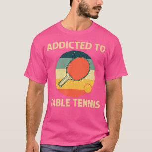 Camiseta Tênis De Mesa legal Para Homens, Ampola Ping Ping 