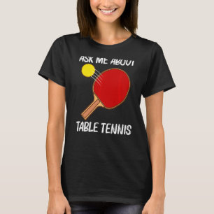 Camiseta Tênis De Mesa legal Para Homens Mulheres Pong Espo