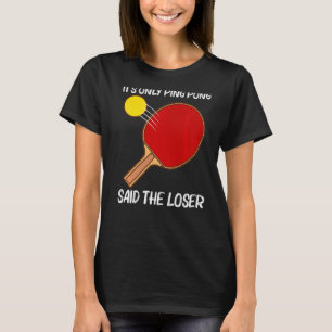 Camiseta Tênis De Mesa legal Para Homens Mulheres Pong Espo