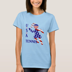 Camiseta TÊNIS de MULHERES Patriotas DOS EUA
