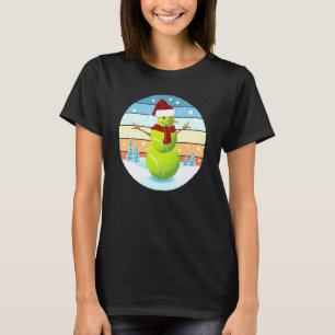 Camiseta Tênis de Natal Ball Snowman Snowman Bolas Papais n