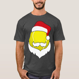 Camiseta Tênis de Natal Engraçado Santa Hat Beard