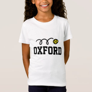 Camiseta tênis de Oxford para homens, mulheres e 