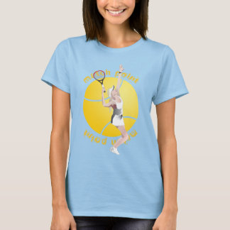 Camiseta Tênis de ponto de correspondência