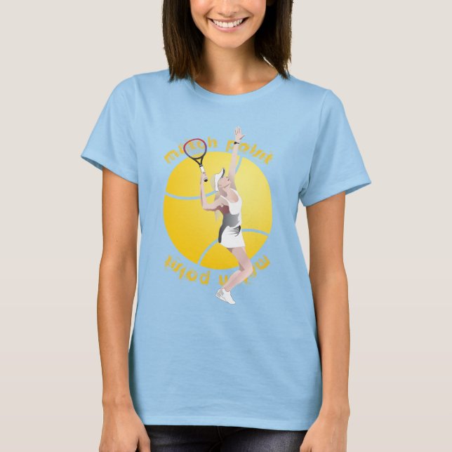 Camiseta Tênis de ponto de correspondência (Frente)