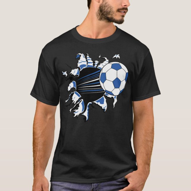 Camiseta Tênis de pulsação de futebol é vida (Frente)