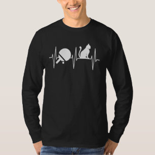 Camiseta Tênis de pulsação de pulsação de ping-pong