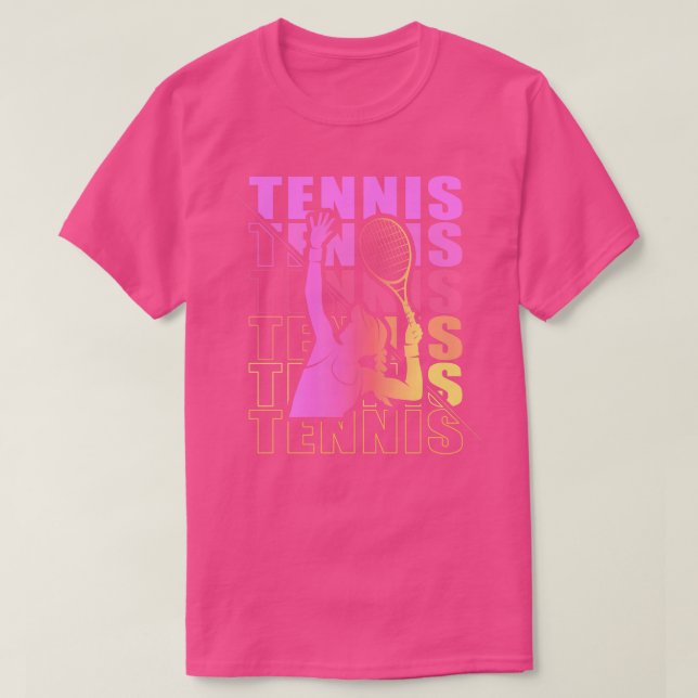 Camiseta Tênis de roupa de tênis (Frente do Design)