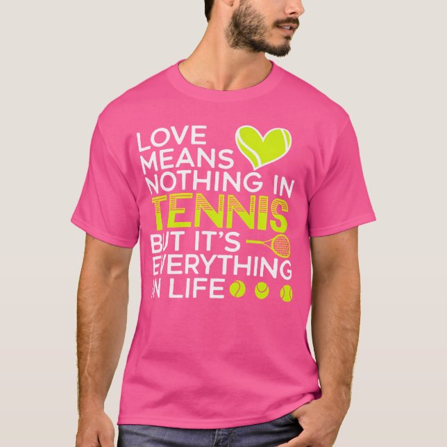 Camiseta Tênis de Tênis de rack do tênis (Frente)