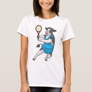 Camiseta Ténis de vaca Raquete de ténis Esportes