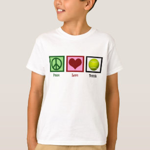 Camiseta Tênis do amor da paz