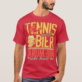 Camiseta Tênis E Cerveja É Por Isso Que Estou Aqui