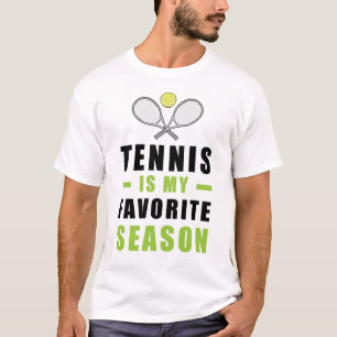 Camiseta Tênis é Minha Estação Favorita