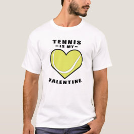 Camiseta Ténis é o meu Dia dos Namorados - Citação Divertid