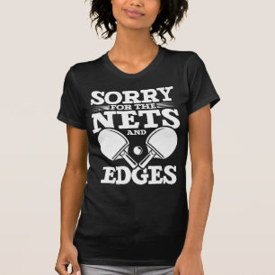Camiseta Tênis Engraçado Citação de Ping Pong Sarcásti