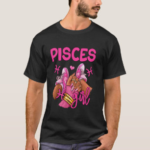 Camiseta Tênis Feminino Rainha de Aniversário de Peixes Zod