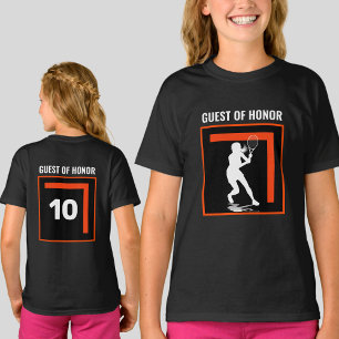 Camiseta Tênis Festa de aniversário Convidado De Honra