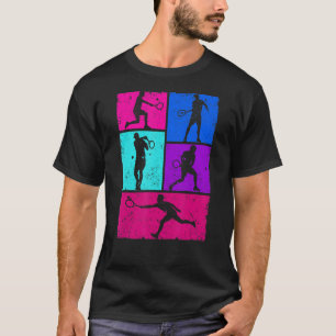 Camiseta Tênis Jogador Silhouette Coach Fan Sports Racket B