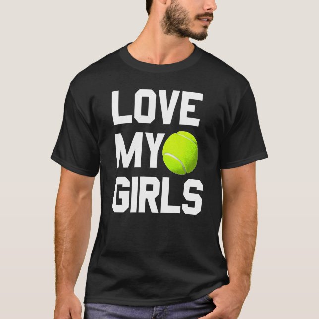 Camiseta Tênis Mãe Pai Ama Minhas Meninas (Frente)