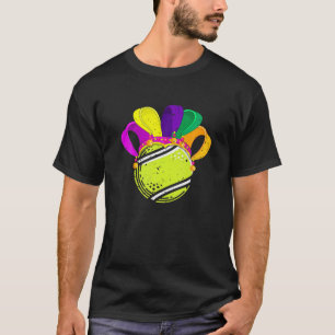 Camiseta Tênis Mardi Gras Hat, Festa Engraçada S