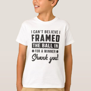 Camiseta Tênis Matar a Ideia Engraçada do Jogador de Racket