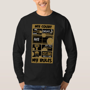 Camiseta Tênis My Court My Rules