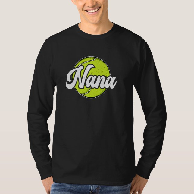 Camiseta Tênis Nana Avó Nana De Uma Jogadora De Tênis (Frente)